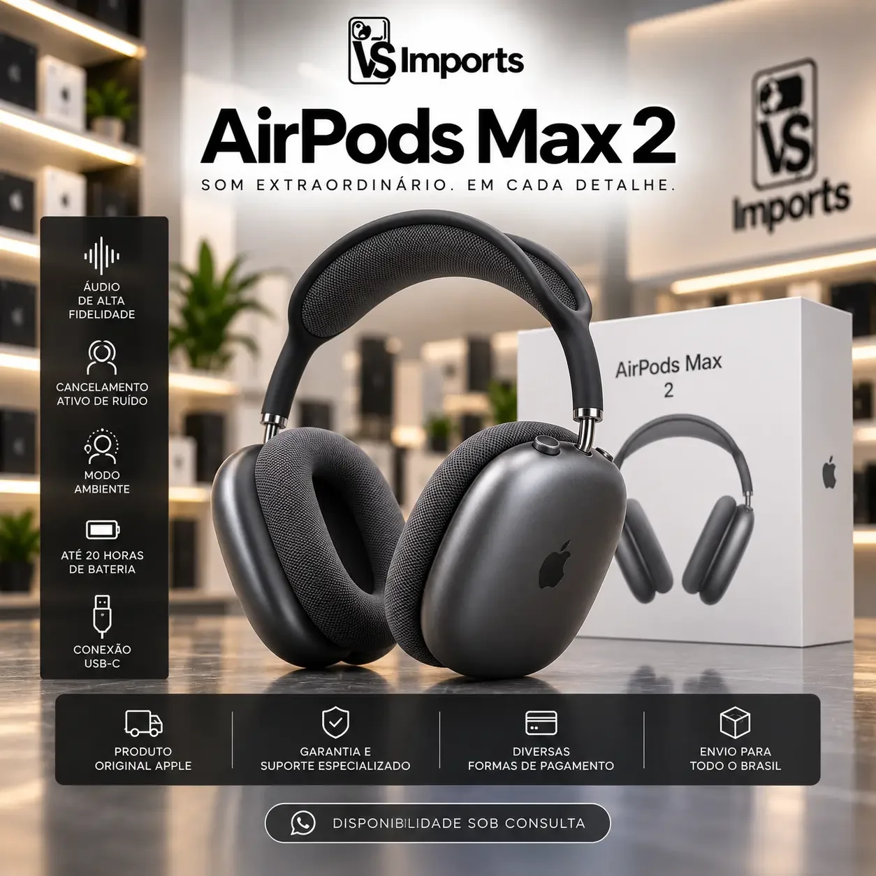 AirPods Max 2 na VS Imports