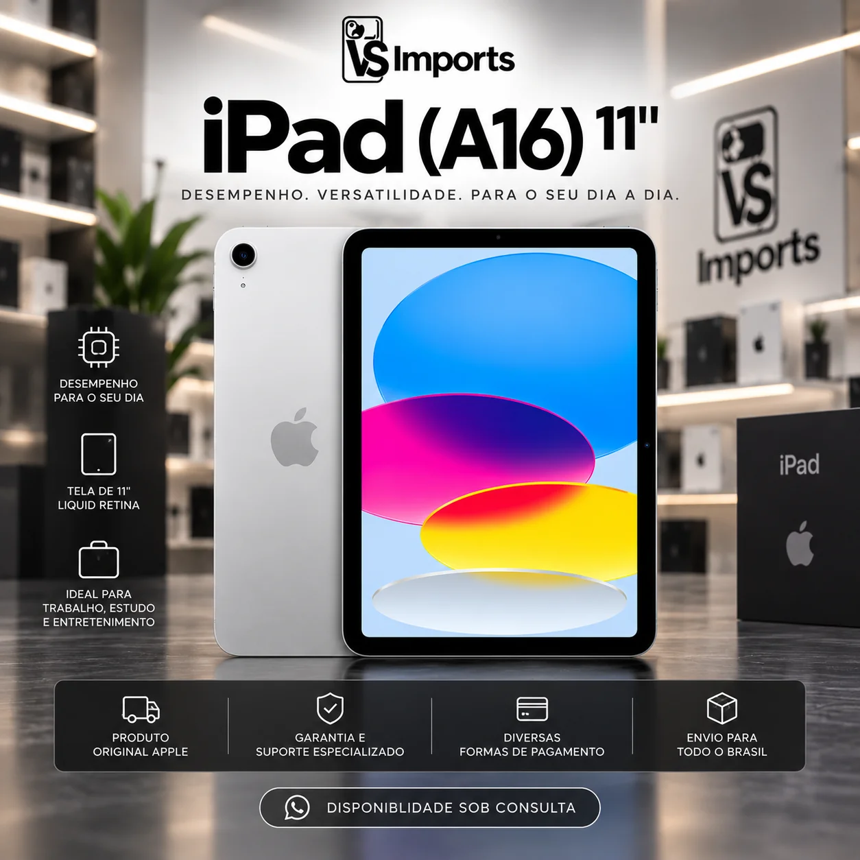 iPad (A16) 11" na VS Imports