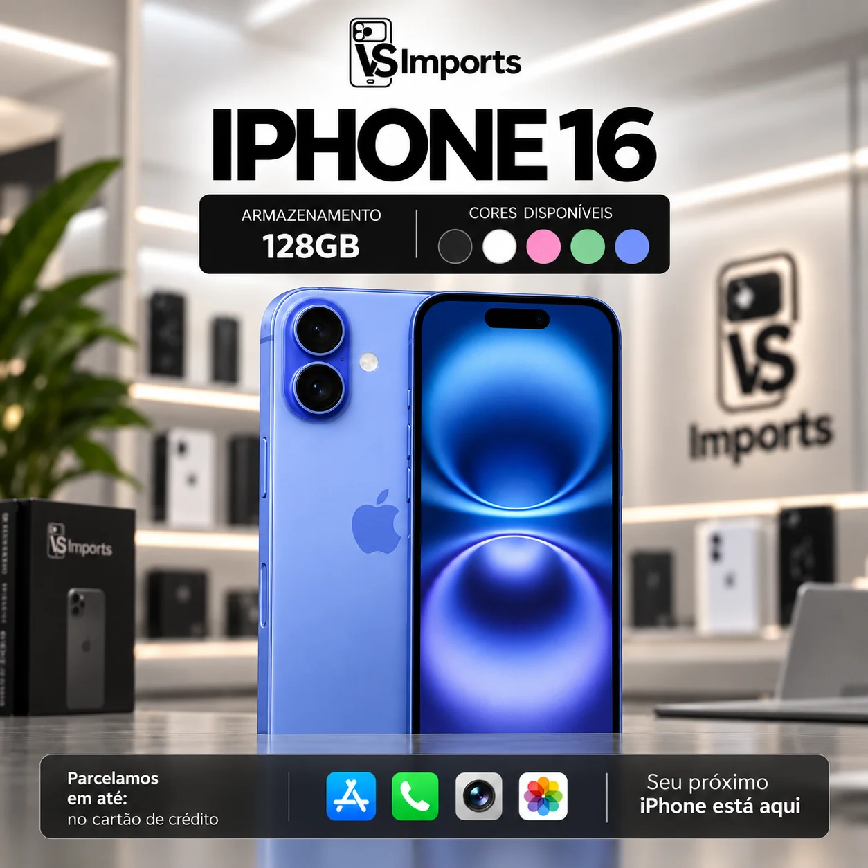 iPhone 16 128 GB na VS Imports